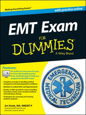 cover image of EMT Exam For Dummies with Online Practice
